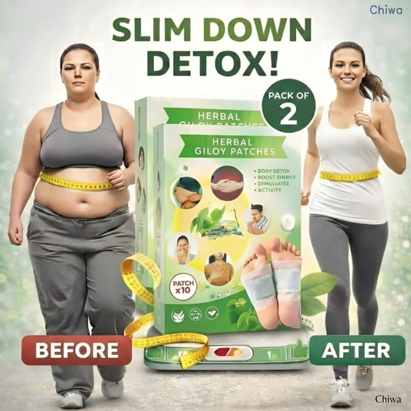 CHIWA Giloy Foot Patches | Have Detox Relaxation While Sleeping Kit