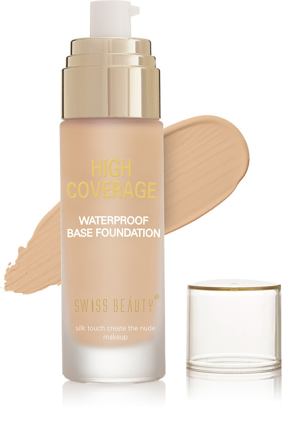 SWISS BEAUTY High Performance Liquid Foundation | Water-Resistant | Dewy | Vit C&Niacinamide Foundation(04 Natural Nude, 55 g)