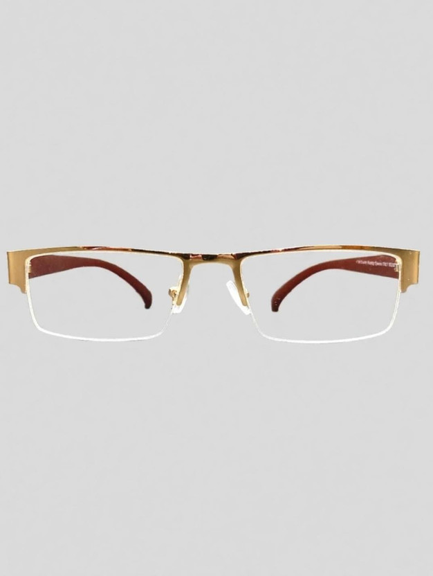Joy eyewear Half Rim (+2.00) Rectangle Reading Glasses(50 mm)