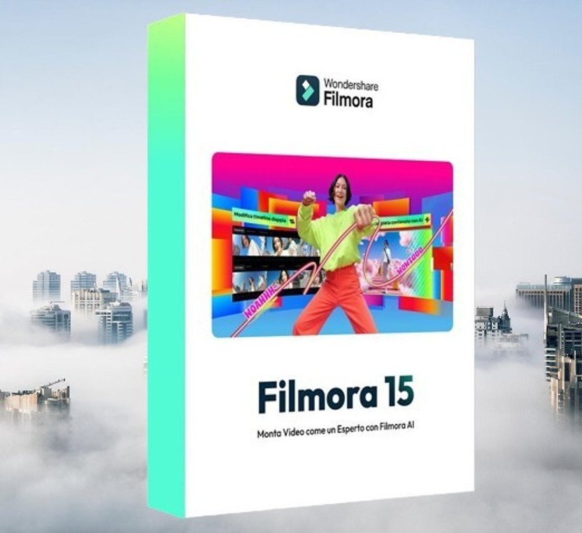 Wondershare Filmora 15 (AI Powered Video Editor, Mac OS w/ 1 Year 1 PC Subscription Plan, Activation Voucher)(Physical Delivery, for PC)