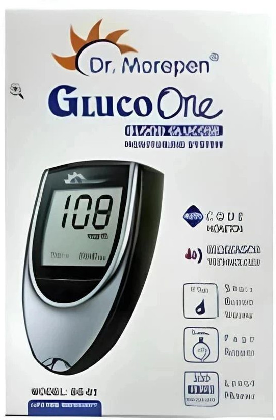 Dr. Morepen Gluco One Bg 03 Meter Without Strips 1S Glucometer(Multicolor)