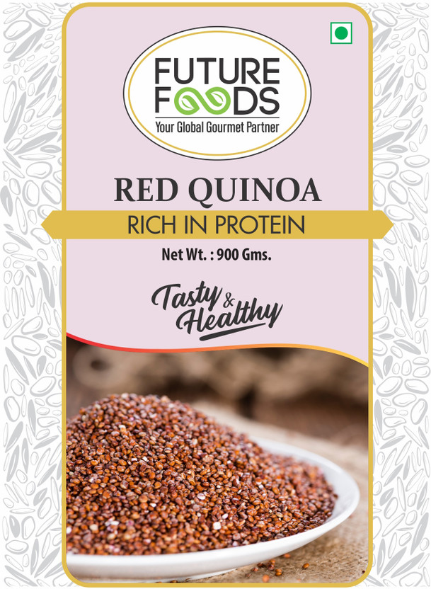Future Foods Red Whole Grain | Sweet Nutty Flavour | Superfoods Millet Quinoa(900 g)