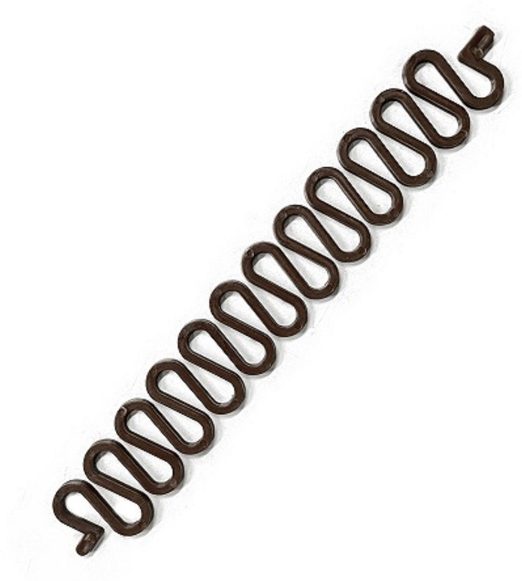 A H S Hair Styling Clip Stick Bun Maker Braid Tool Hair Accessories Twist Zig-Zag 2pcs Braid Extension(Brown)