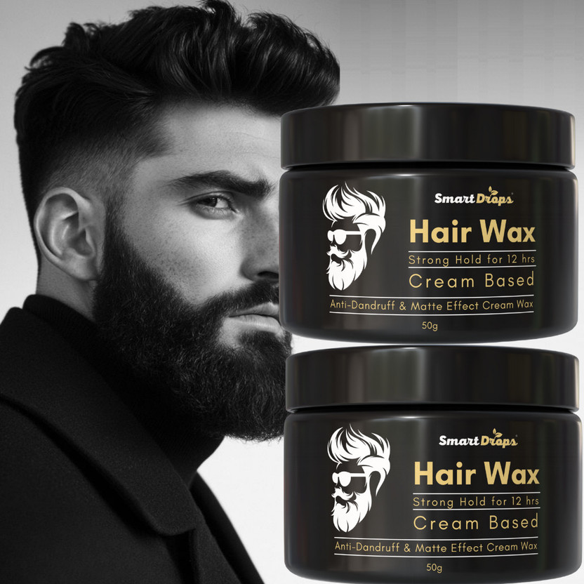 smartdrops Hair Wax for Men | Soft Hold with Matte Style Finish | Cream Based Hair Wax Hair Wax(100 g)