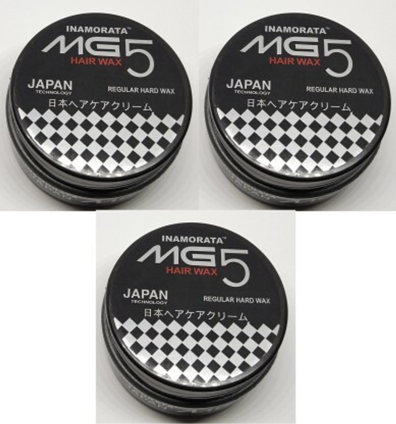 INAMORATA MG5 Smooth with Soft Fragrance Japan Hair Stylish Long lasting hair wax for men pack of 3 Hair Wax Hair Wax(150 g)