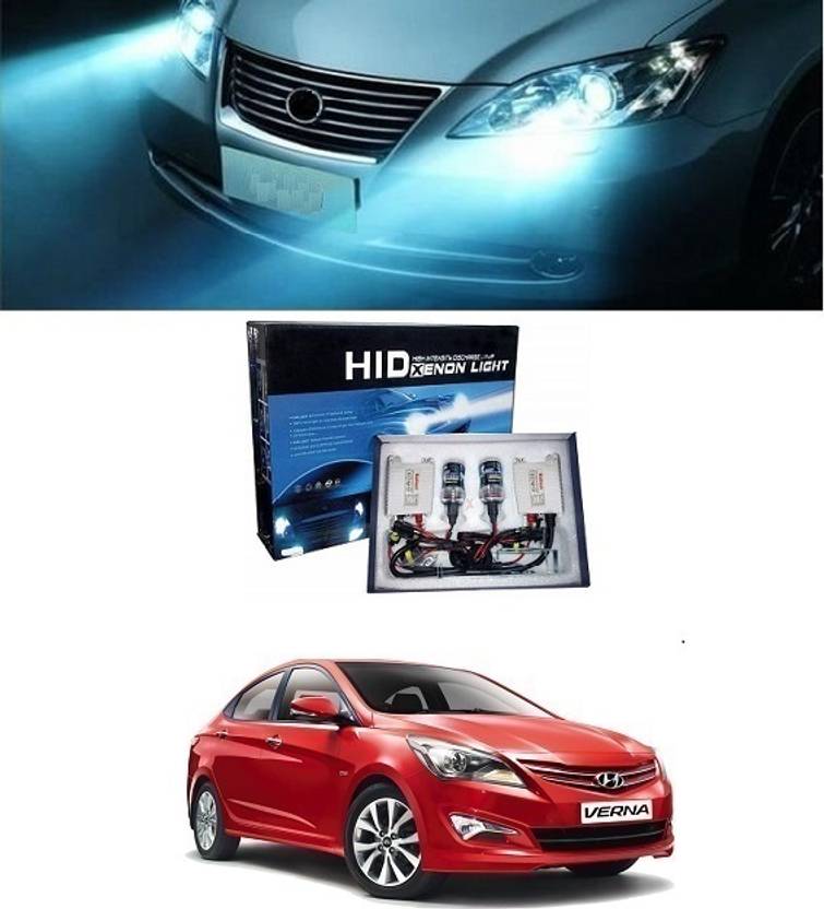 Trigcars HID Headlight for Hyundai Verna Price in India Buy Trigcars