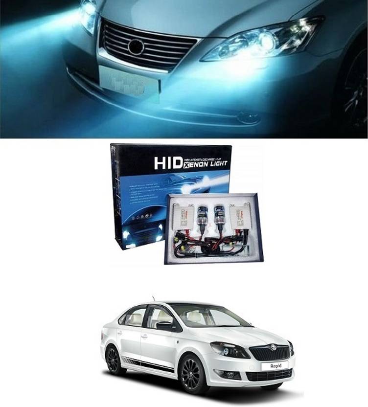 Trigcars HID Headlight for Skoda Rapid Price in India Buy Trigcars