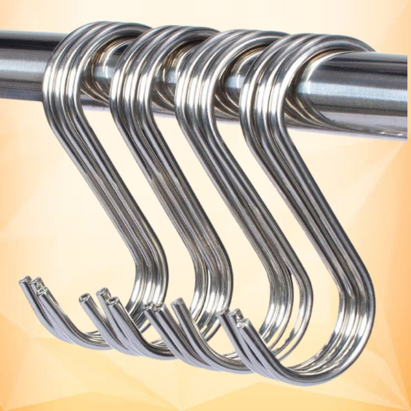 SteelHaven Practical Hooks for Kitchen Rack Hanging Hook 12(Pack of 12)