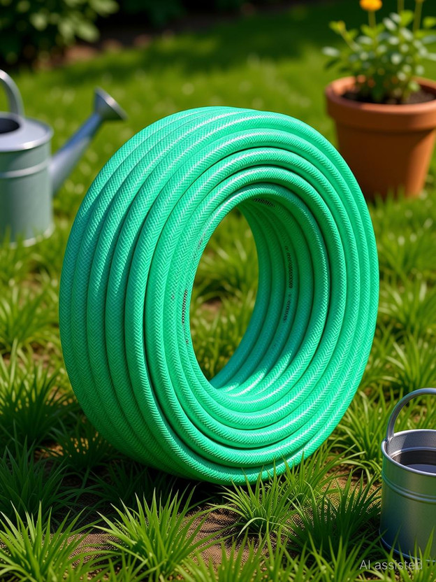 AHYRA AH-15 15 Meter Garden & Car Wash Braided 3 Layered Hose Pipe SUITABLE FOR MULTIPURPOSE Hose Pipe(1500 cm)