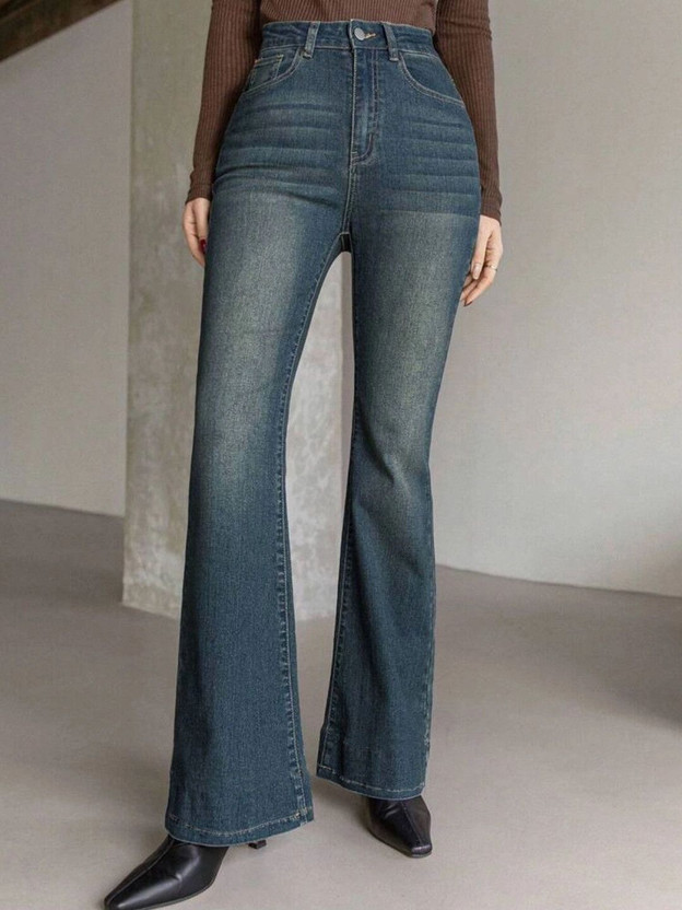 AADVI FASHION Flared Women Blue Jeans