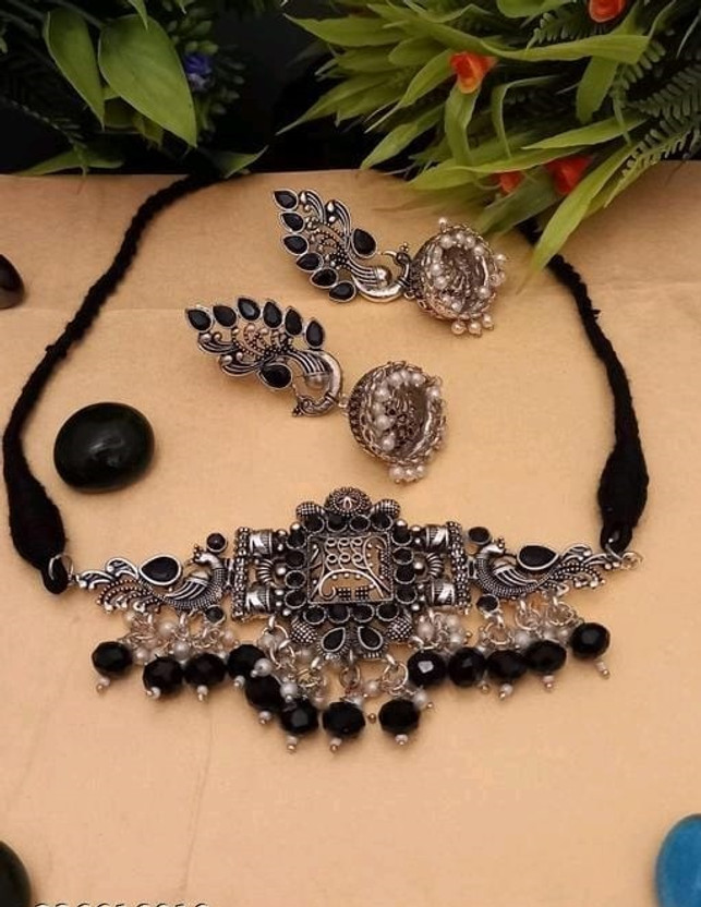 Samridhi DC Zinc Black Jewellery Set(Pack of 1)