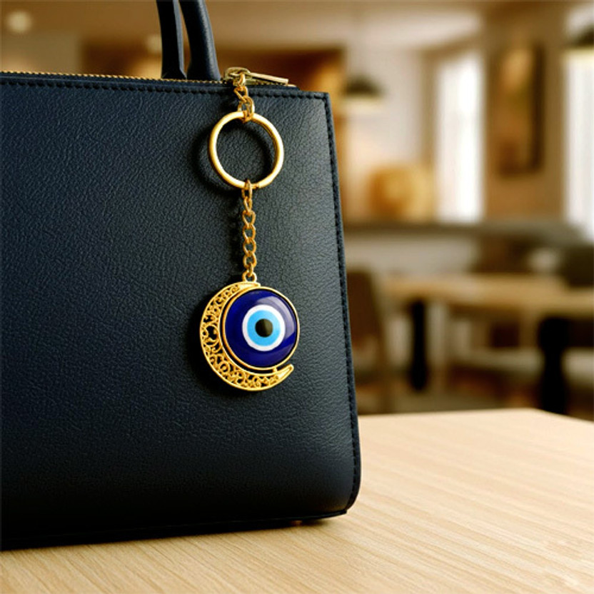 Global Reach Men’s Moon Key Chain – Trendy Lunar Charm for Keys & Bags Key Chain