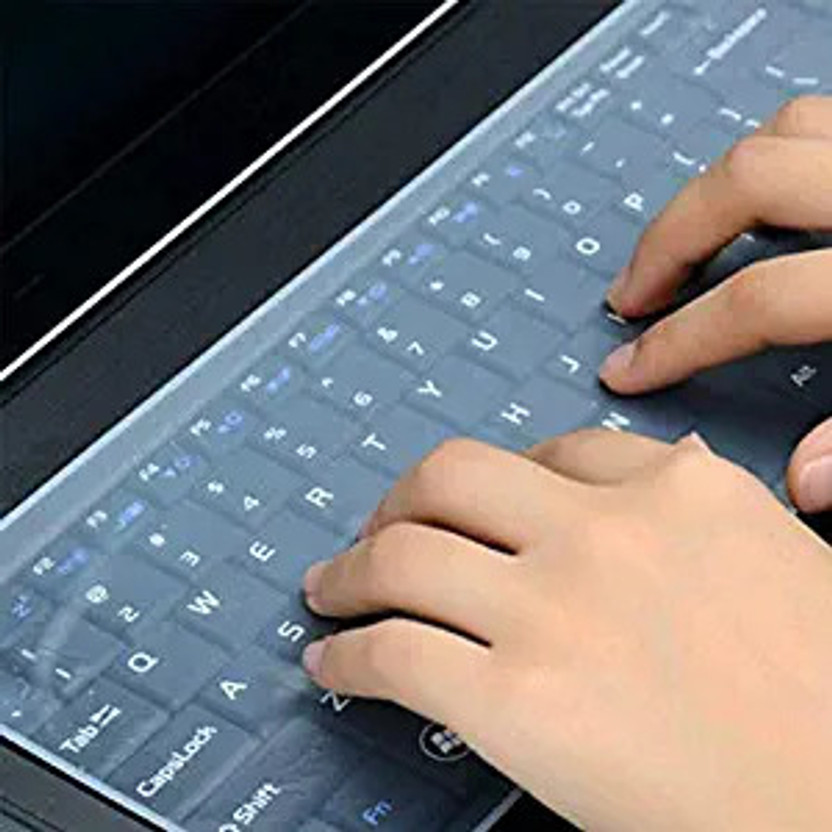 Sapra 15.6 inch, Laptop Keyboard Silicon Cover, Laptop keypad Cover, Dust Protector-13 Laptop Keyboard Skin(Transparent)