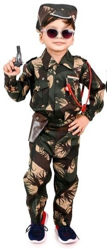 Online Online Collecion Indian Military Kids Costume Wear - Flipkart Deal