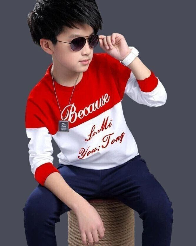 YY YY CLOTHING Boys Printed Cotton Blend Regular T Shirt(Red, Pack of 1) - Flipkart Deal