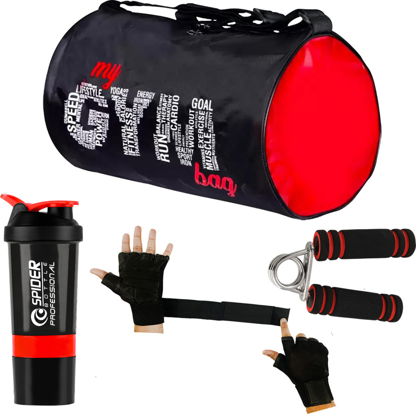 COOL COOL INDIANS Gym Duffle/Sports Bag With Protein Shaker Gym Gloves with Hand Grip Workout Fitness Accessory Kit Kit - Flipkart Deal