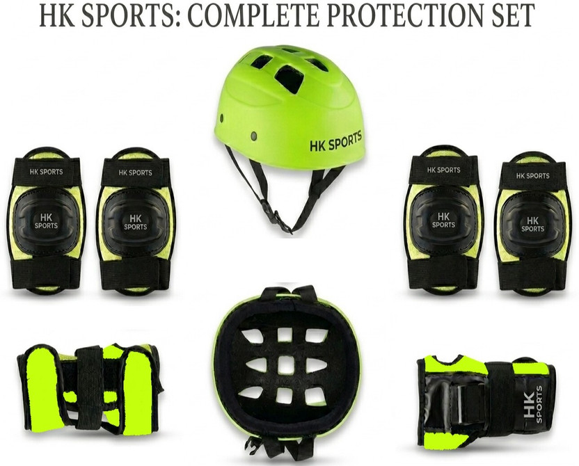 HK Sports Protection Helmet Elbow | Knee|Hand Guard Skating Kit Skating Kit