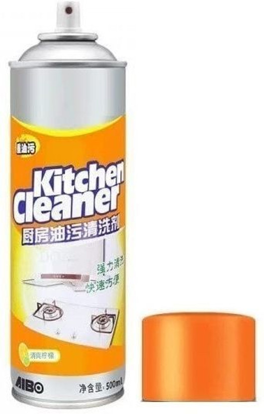 Keshav Keshav Global Exim Multipurpose Bubble Foam Kitchen Cleaner Spray Oil & Grease Stain Remover MD1125 Kitchen Cleaner(480 ml) - Flipkart Deal