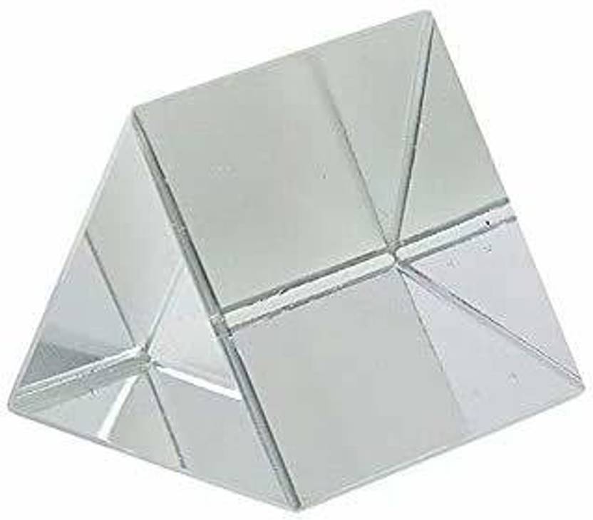 ERH India 38 mm Glass Prism Optical Equilateral 38 mm Prism for Science