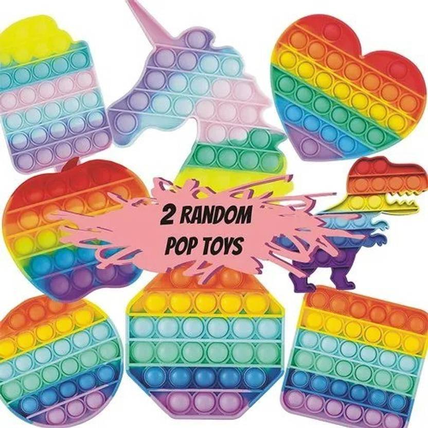 Chahbeli Random Pop Toy Poppet Set Popet for Stress Relief Silicone Squeeze Toys for Kids Price