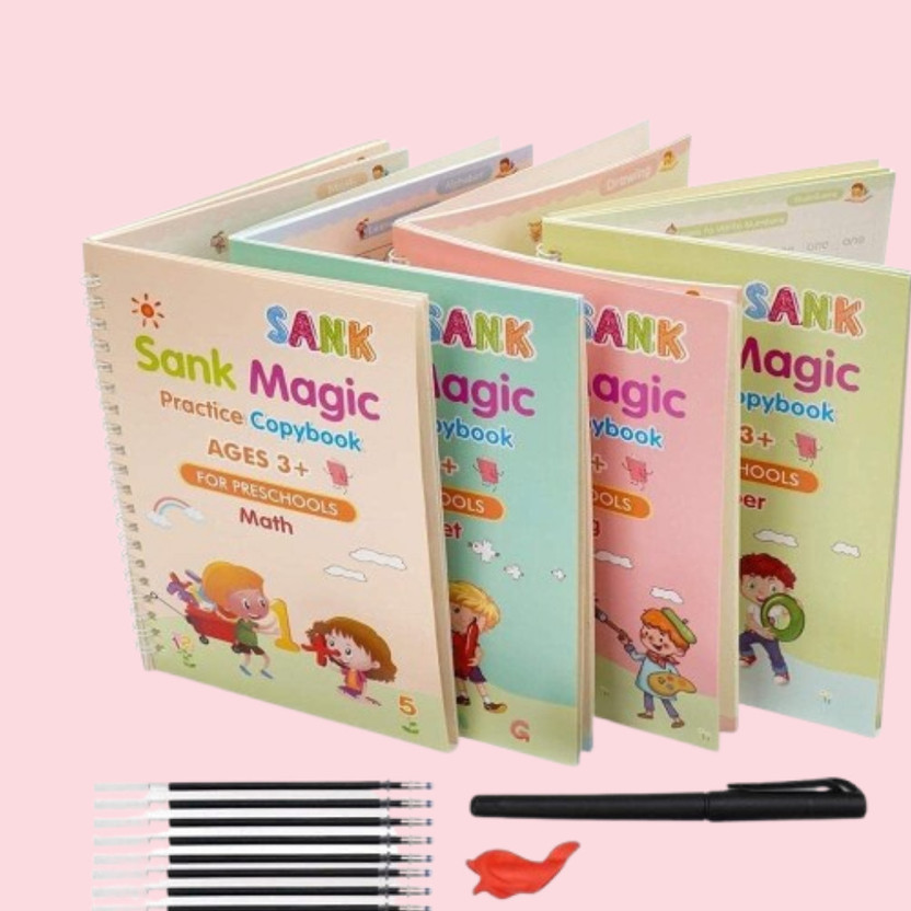 MILLOR Kids Magic Practice Skill Book(Multicolor)