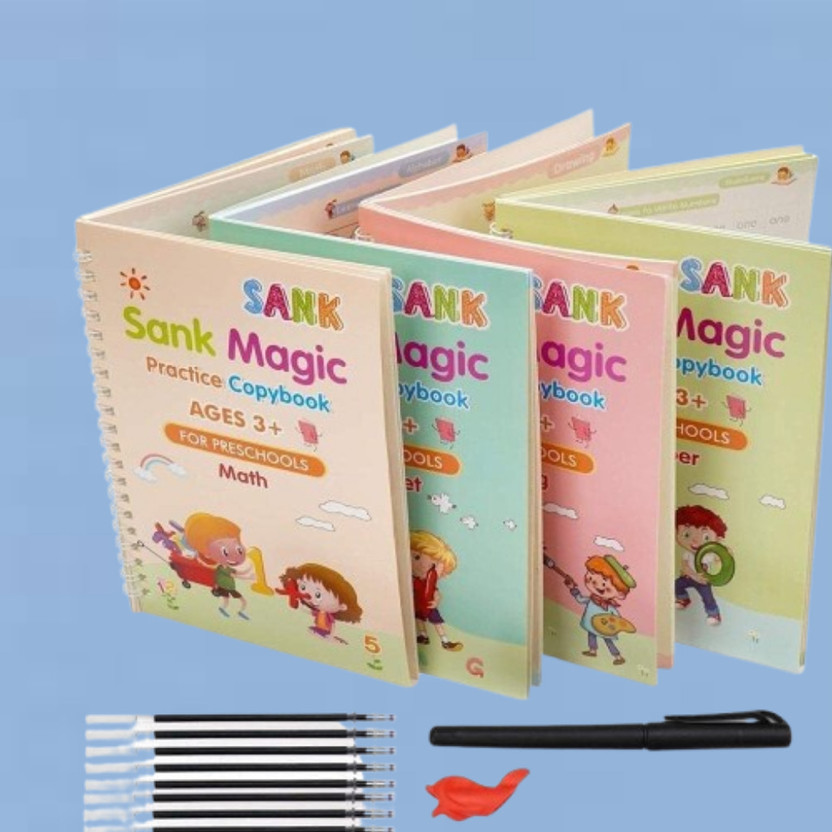 MILLOR Sank Magic Educational Writing Book(Multicolor)