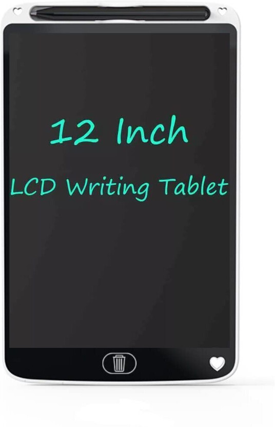 Mid Light 12inch LCD writing pad for kids Rewriting paperless electronic digital slate M1(Yellow, Multicolor)