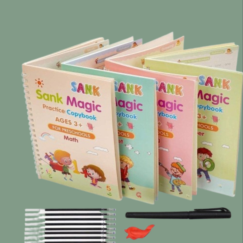 MILLOR Sank Magic Kids Writing Practice Set(Multicolor)
