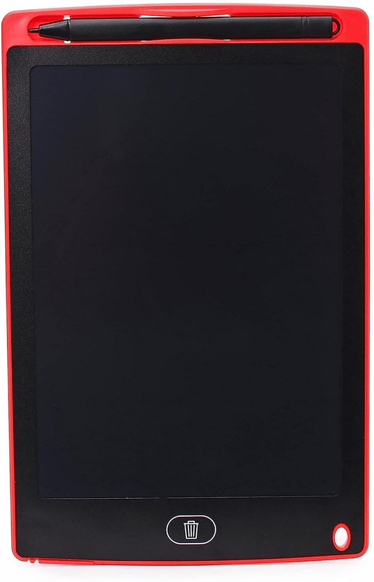 VMV FUZON 12inch LCD Writing Pad For Kids ReWriting Paperless Electronic Digital Slate V17(Red, Black)