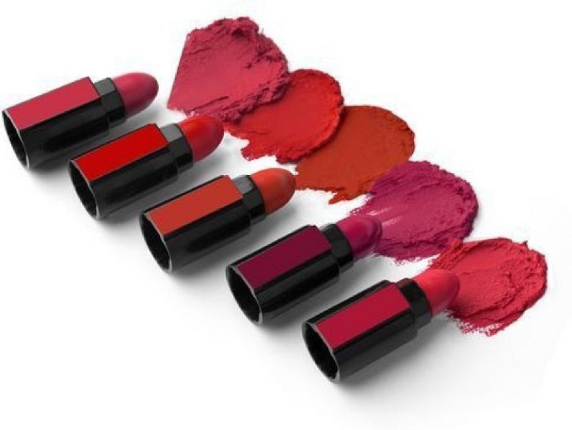 BUY BUY HUDA DAt 5in1 Color Sensational Fab Creamy Matte Lipstick 5 Shades in 1(Jaipur)(Pink, 20.9 g) - Flipkart Deal