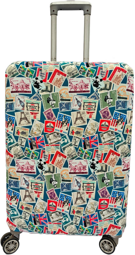 TRENDGROWW Urope life Urope life (Small) Luggage Cover(Medium, Multicolor)