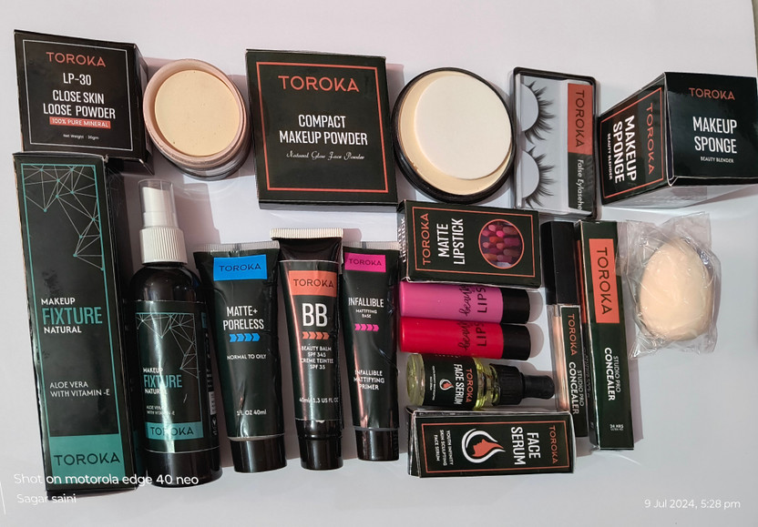toroka toroka WOMEN FACE MAKEUP SET GIRLS (Pack of 12)(Pack of 12) - Flipkart Deal
