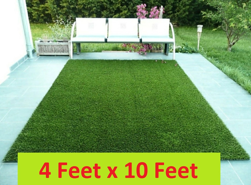 GULISTAAN Artificial Grass, PP (Polypropylene) Floor Mat(Natural Green, Free)