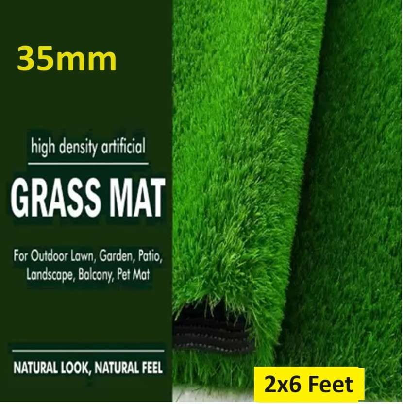 Chetanya Artificial Grass Floor Mat(Green, Large)