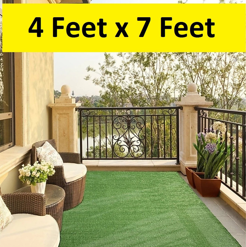 Flipkart SmartBuy Artificial Grass, PP (Polypropylene) Floor Mat(Green, Extra Large)