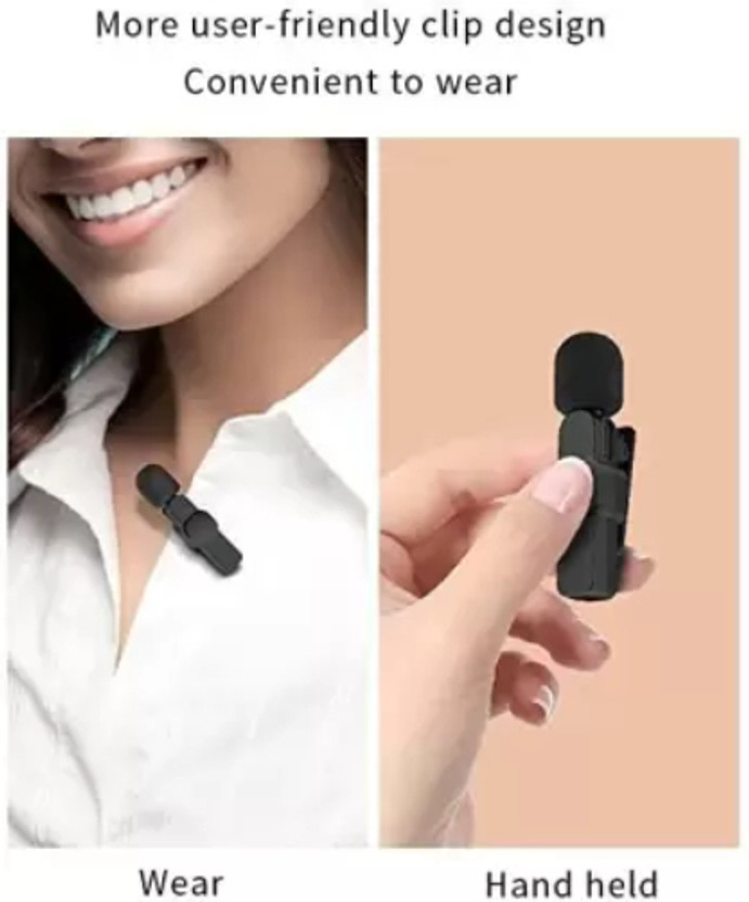 SYARA ATY_934A_K8 MINI LAPEL RECORDING MICROPHONE LIVE STREAMING WIRELESS MICROPHONE Microphone