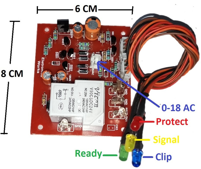 Next Level Speaker DC Protection Board for Amplifier Mono (Working 0-18 AV) Electronic Components Electronic Hobby Kit