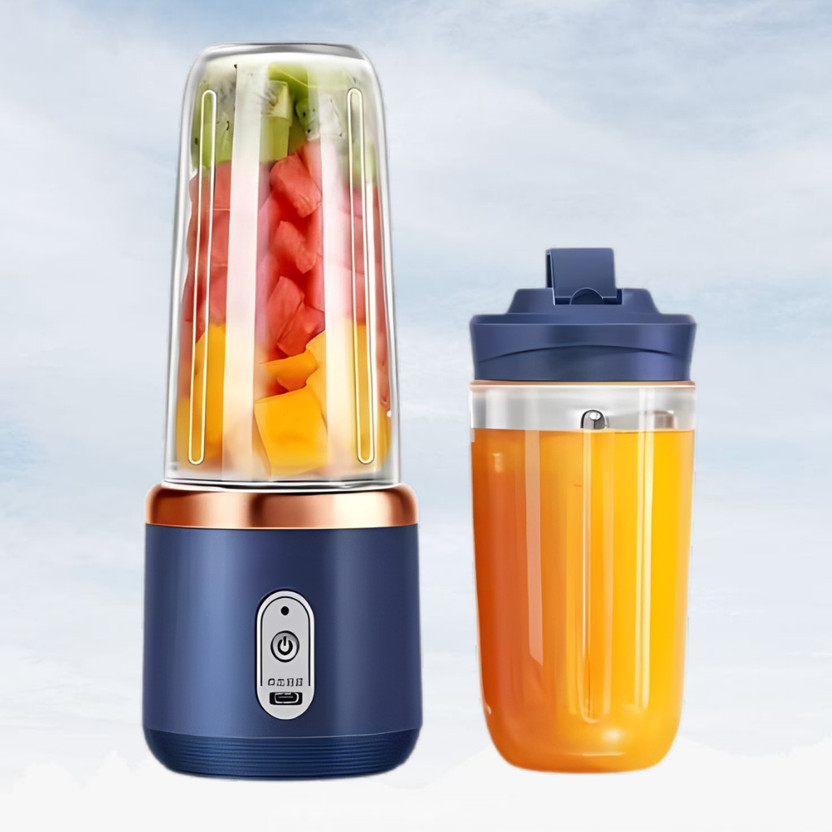 SWIFTBOY Portable USB Rechargeable Juicer Blender Mini Smoothie Maker Bottle 105 W Juicer Mixer Grinder(High Speed Personal Juicer for Fruits and Protein Drinks | 1 Jar | Multicolor)