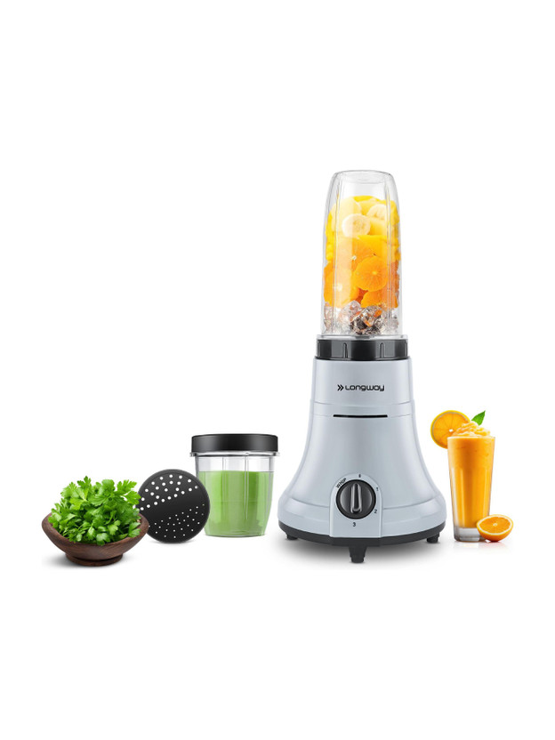 Longway Longway Sage 500 W Juicer Mixer Grinder(Sage | 2 Jars | Black, Grey) - Flipkart Deal