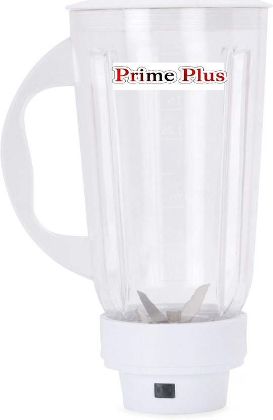 PRIME PLUS Juicer jar for mixer grinder ABS Plastic White Colour Mixer Juicer Jar(2000 ml)