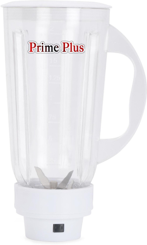 PRIME PLUS Plastic Juicer Jar Attachment for Mixer Grinder 2000ml White Mixer Juicer Jar(2000 ml)