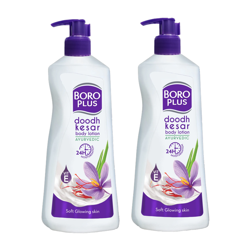 BOROPLUS BOROPLUS Doodh Kesar Lotion 400ml - Pack of 2(800 ml) - Flipkart Deal