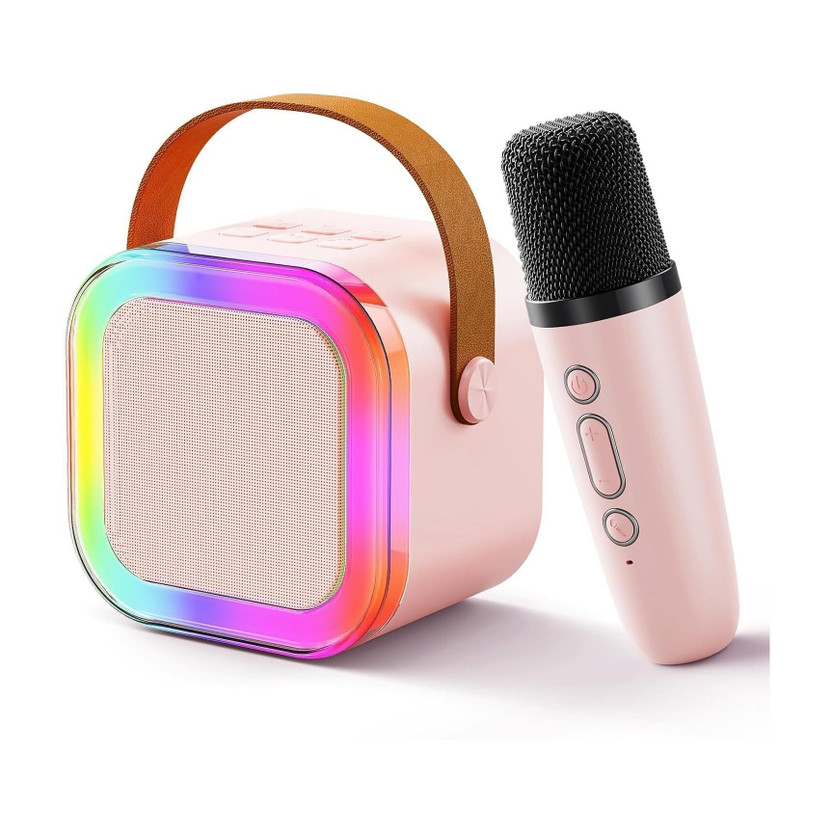 Aapeshwar Mini Karaoke Bluetooth Speaker with Microphone - Kids Music Singing Toys(Multicolor)