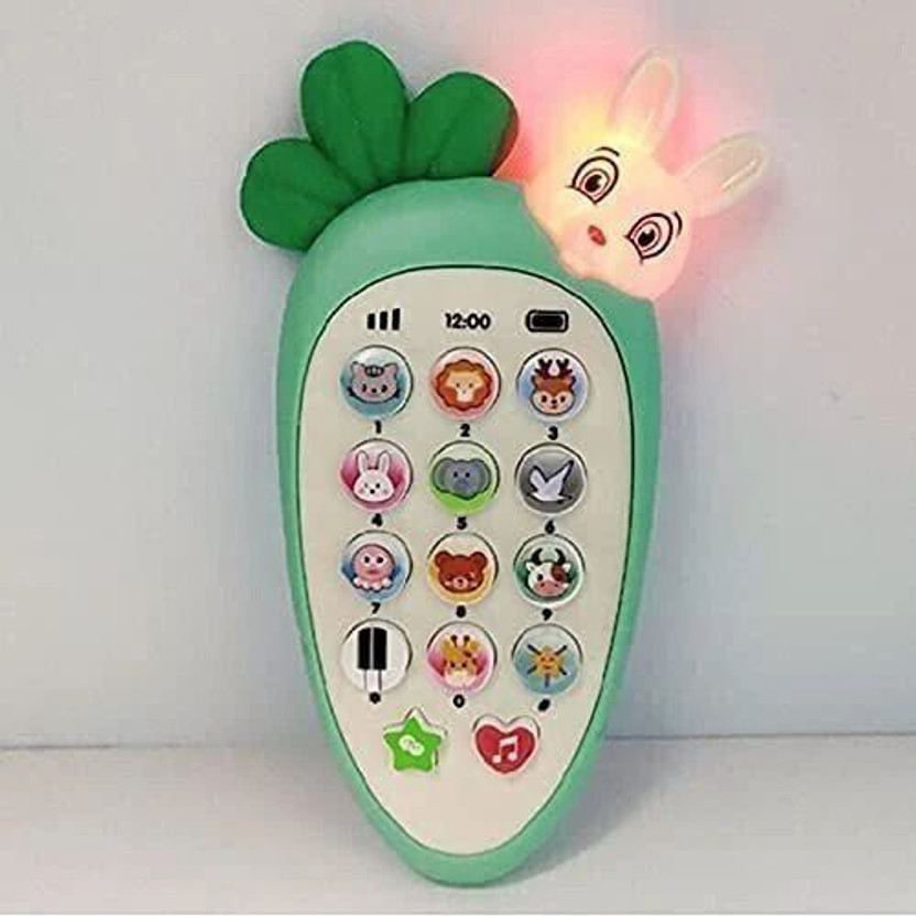 Galactic Rabbit Phone Smart Phone Mobile Phone Toy Small Phone Musical Toy multicolor(Multicolor)