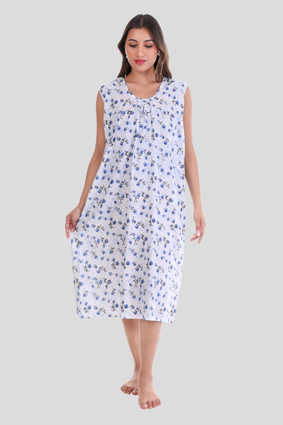 MECHANICALwear Women Nighty(Multicolor)