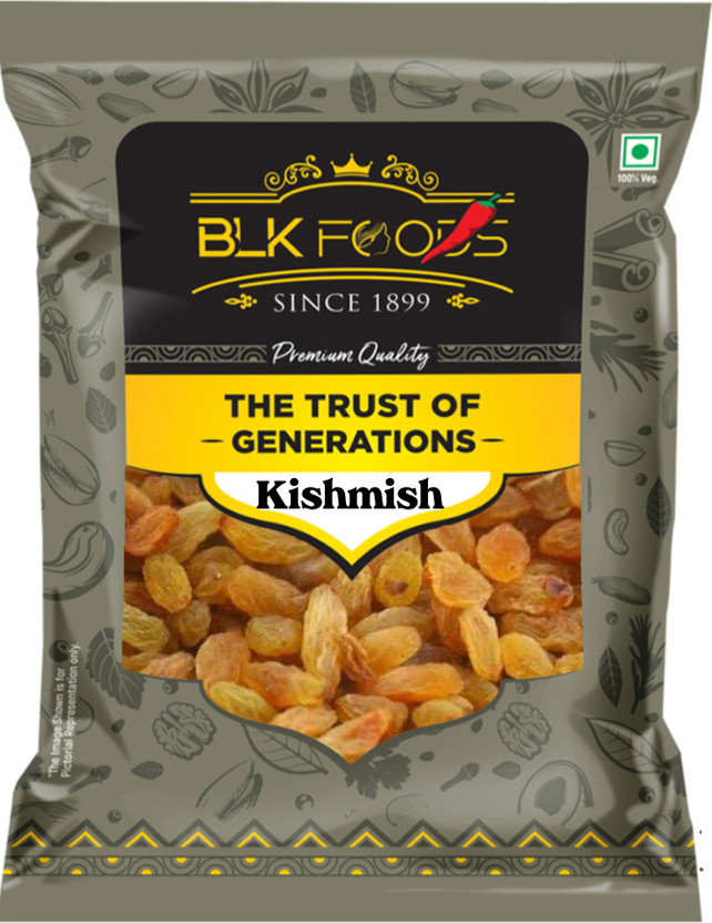 BLK FOODS 500g Kishmish ( Raisins) | kismis , Raisins(1 x 500 g)