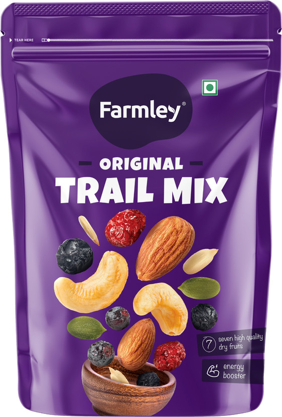 Farmley Trail Mix Dry Fruits & Nuts (Almonds, Cranberry, Cashew, Blackcurrant)(1 x 200 g)