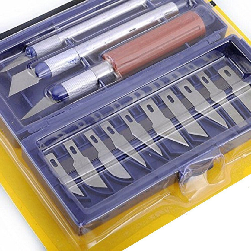 TRENDING TRENDING PRODUCTS VILLA Precision Carving Razor, Pen Knife, Chisel, Engraving, Carving Tool Set Metal Grip Hand-held Paper Cutter(Set Of 1, Silver) - Flipkart Deal