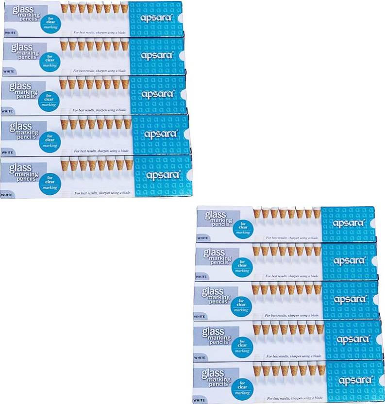 APSARA 100 WHITE GLASS MARKING PENCIL Pencil Price in India Buy