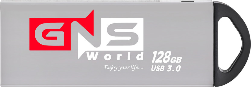 GNS World G-54 128 GB Pen Drive Compatible with Laptop, Mobile, Desktop Computer, Audio Player, Television, Tablet USB 3.0 Metal Case(Silver)